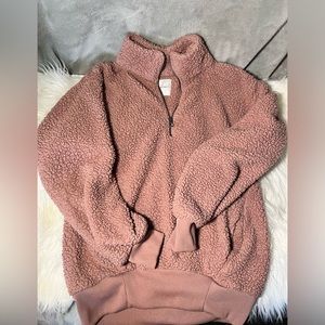 American Eagle Outfitters Quarter Zip Pullover Jacket